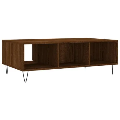 Produktbild von Couchtisch Braun Eichen-Optik 104x60x35 cm Holzwerkstoff