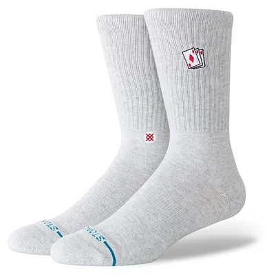 Image de Stance Hit Me Crew, couleur gris chiné, taille M