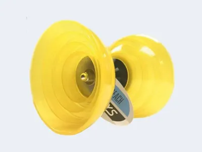 Produktbild von Henrys Jonglier-Diabolo gelb ohne Stäbe