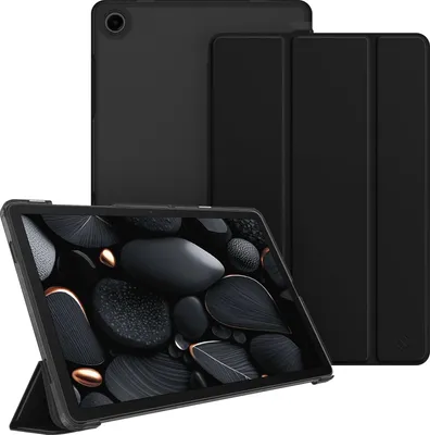 Produktbild von Fintie Hülle für Samsung Galaxy Tab A11+ Plus 11" 2025 / Tab A9+ Plus 11 Zoll 2023 Tablet, Ultradünn Schutzhülle mit Translucent Rückseite Cover, Schwarz