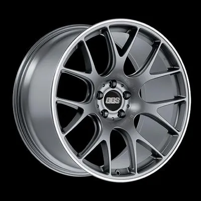 A single BBS CH-R titan matt wheel is shown against a black background.