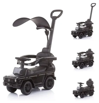 Produktbild von Chipolino Rutscher Mercedes Benz G350d 2 in 1 Schubstange Dach, Trittstufe schwarz