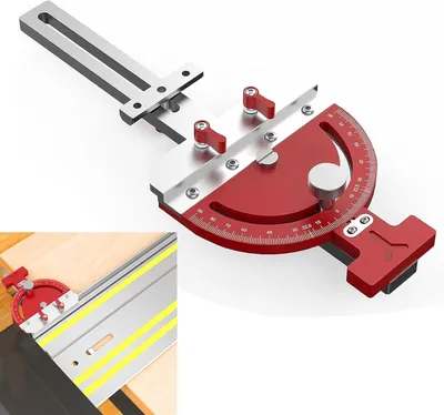 Produktbild von Winkelmesser 65°, Edelstahl, Feststellschraube, Goniometer für Holzbearbeitung