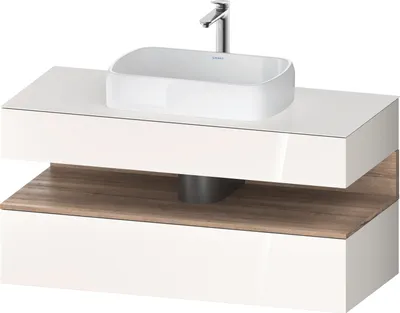 Produktbild von DURAVIT QA4732055220010 QTG KWTU WH Ek. 1200x550x600 Wß Hgl.
