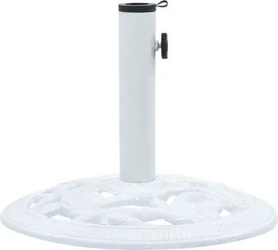 Image de Socle de parasol Blanc 9 kg 40 cm Fonte