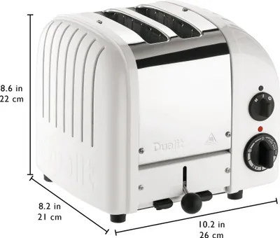 Produktbild von Dualit 2 slot NewGen, 1200W, 3,5 kg, 260 x 210 x 220 mm