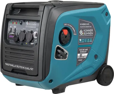 Produktbild von Könner & Söhnen KS 4000iE S ATS, 3500 W, 230 V, 12 l, Benzin, 1,6 l/h, Manual/Electronic/Auto