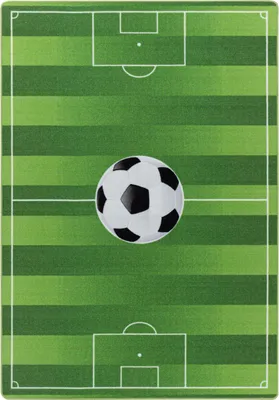 Produktbild von Villa Möbel Plaelle Kinderzimmerteppich, Kinderteppich, 3D, Fußballstadion, Farbe:Grün, Grösse:160x230 cm