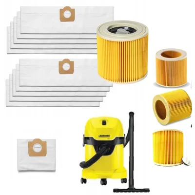 Produktbild von Kärcher WD3 XXL Staubsaugerbeutel und Filter Set