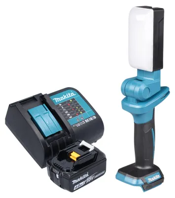 Obrázek produktu pro Makita DML 816 SM1X akumulátorové pracovní světlo 18 V 500 lm LED + 1x akumulátor 4,0 Ah + nabíječka.