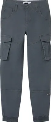 Immagine prodotto di NAME IT pantaloni cargo per ragazzi pantaloni jogger chino per il tempo libero pantaloni cotone taglia: 140