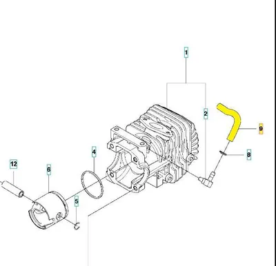 Obrázok produktu pre Rúrková píla Husqvarna 425T Jonsered CS2125T