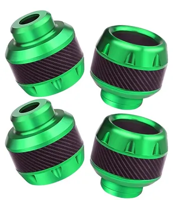 Obrázek produktu pro Ochrana motocyklu, hliníková konstrukce, univerzální montáž, 4 kusy, zelená barva