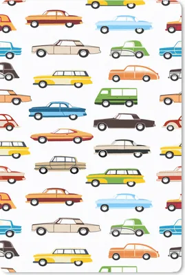 Produktbild von MuchoWow® Mauspad Mousepad Muster - Auto - Retro - Jungen - Kinder - Kind 18x27 cm - Mousepads - Maus Mat - Pad - Mausunterlage