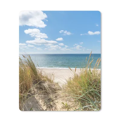 Produktbild von MuchoWow® Mauspad Mousepad Düne - Gras - Meer - Strand 19x23 cm - Mousepads - Maus Mat - Pad - Mausunterlage - Mauspads - Spielen