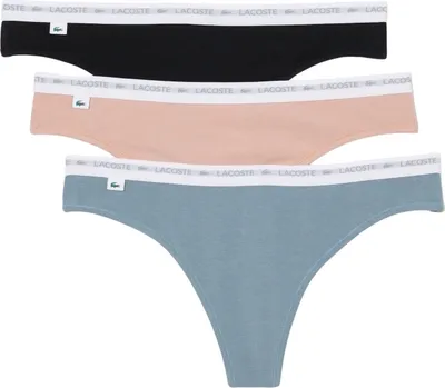 Produktbild von Lacoste Unterhose Damen-Strings 3er Pack