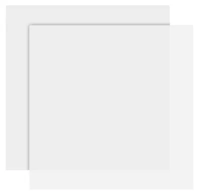 Silikon-Tischset 2er-Pack, 30x30 cm, durchsichtig, 1 mm, Antirutsch