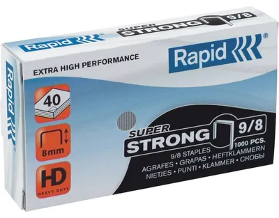 Obrázok produktu pre Rapid 9/14, Balík svoriek, 1,4 cm, 5000 svoriek, 9/14, Nerezová oceľ, 110 listy