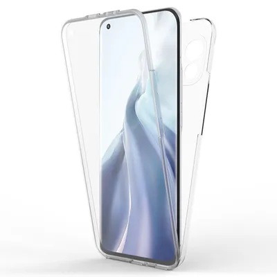 Image de NALIA Housse de téléphone portable 360 degrés pour Xiaomi Mi 11 5G, coque transparente avant arrière