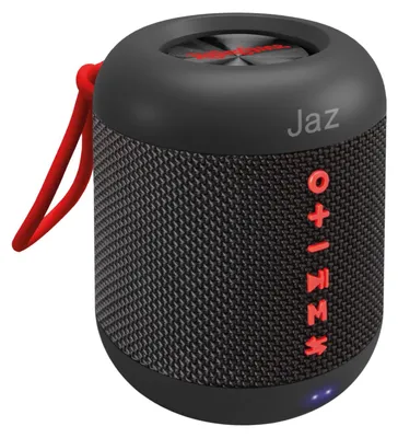 Image de JAZ Enceinte sans fil TWS 5W IPX5 avec cordon, commandes intégrées et entrée AUX.