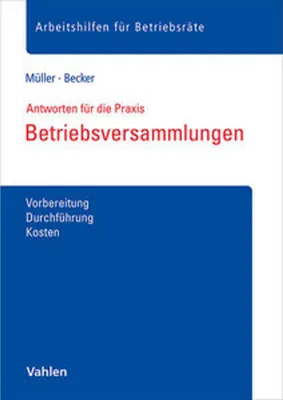 Obrázok produktu pre Betriebsversammlungen