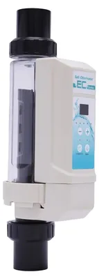 Zdjęcie produktu dla Urządzenie do elektrolizy soli do basenów – chlorator solny – Do basenów o pojemności do 50 m³ – Wydajność chlorowania 8 g/h – Uniwersalne zastosowanie – Trwałe