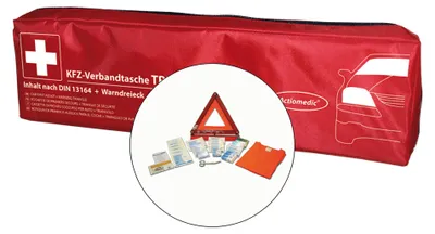 Produktbild von Gramm Medical Actiomedic Kfz-Verbandtasche TRIO DIN 13 164