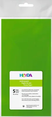Obrázok produktu pre Heyda 203310553 Tissue papier, Š/V: 50 cm × 70 cm, 20 g/m², svetlozelený