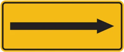 Produktbild von Dreifke® Hinweisschild, Richtungspfeil, 100 x 240 mm, Alu geprägt 1 Stk.
