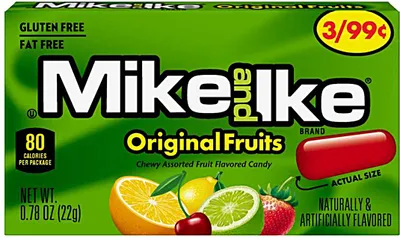 Produktbild von Mike and Ike Original Fruits (24 x 22g)