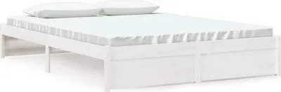 Obrázek produktu pro vidaXL Postel z masivu bílá 150x200 cm