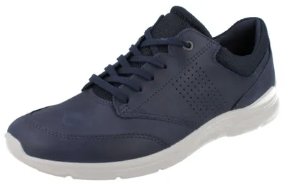 Produktbild von ECCO Irving Herren Schnürhalbschuh dunkelblau Glattleder - Größe: 42