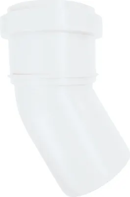 Obrázek produktu pro Kanalizační koleno PP 32 mm 22° | Bílé | Vnitřní | Obloukové | S těsněním