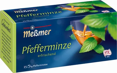 Produktbild von Meßmer Pfefferminze Kräutertee erfrischend und würzig 56g