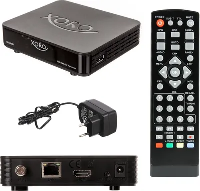 Produktbild von Xoro HRS 8655, Satellit, Full HD, DVB-S2, 1920 x 1080 Pixel, 4:3,16:9, AVI,MPG,TS