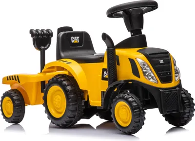 Produktbild von Rutschauto Traktor CAT gelb mit Anhänger, Kinderauto ab 1 Jahr