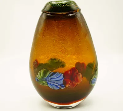 Produktbild von Vase Murano-Stil Lea Höhe ca. 28cm Bunt Handarbeit