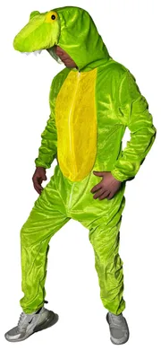 Produktbild von Foxxeo grünes Krokodil Kostüm für Erwachsene, Größe:XXXL