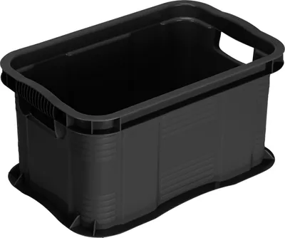 Produktbild von Rotho Aufbewahrungsbox Agilo A5 6 L schwarz 29 x 19 x 15,5 cm (L x B x H)