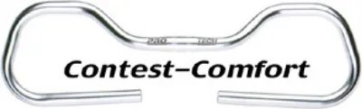 Zdjęcie produktu dla Kierownica aluminiowa Ergotec Contest Comfort, Ø25,4 mm, 570 mm, srebrna/anodowana, 3°