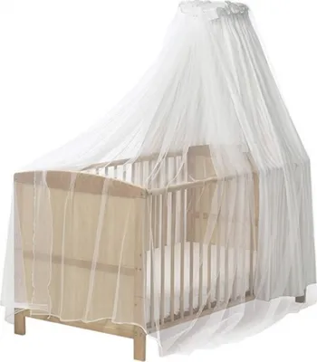 Immagine prodotto di PLAYSHOES (601003-bianco) Zanzariera per lettino Colore: bianco