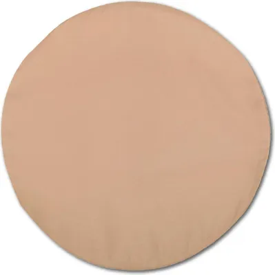 Produktbild von Dekokissenhülle ohne Füllung Hellbraun Ø 50 cm – Kissenhülle Ellen aus Polyester, mit Reißverschluss, waschbar, für Wohn- und Schlafzimmer
