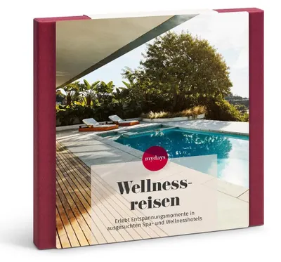 Produktbild von mydays Geschenkbox Wellnessreisen; Erlebnis verschenken oder selbst erleben; Gutschein für 2 Person(en)