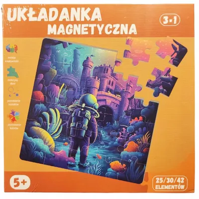 Produktbild von QBI Magnetisches Puzzle Unterwasserwelten 3-in-1 Spielzeug