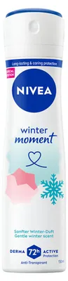Obrázek produktu pro NIVEA Winter Moment antiperspirační sprej, 72 hodin ochrany, 150 ml
