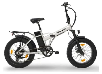 Immagine prodotto di Sharp BK-FM03E-S bicicletta elettrica Nero, Argento Alluminio 17 50,8 cm (20") 28 kg