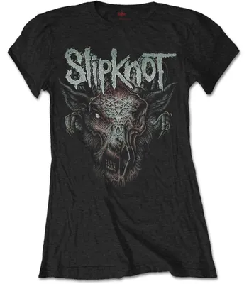 Produktbild von Slipknot Infected Goat (Back Print) Black S Damen T-Shirt