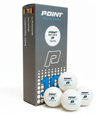 Obrázek produktu pro Point ZERO Stolní tenisové míčky ABS Tréninkové bílé 10ks
