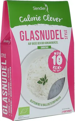 Produktbild von Slendier Basische Konjak Glasnudeln Shirataki (6er Pack