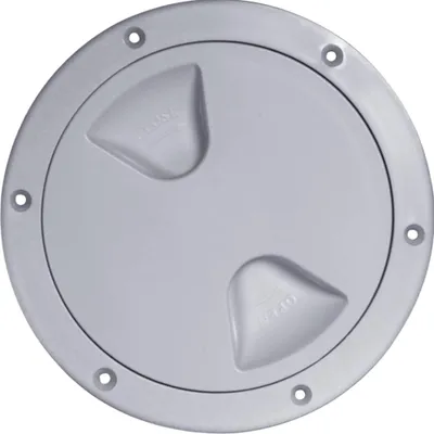 Produktbild von Osculati Inspektionsluke Revisionsklappe Rund Marine Boot Schiff Caravan 102mm grau RAL 7042
